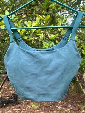 OFFLINE By Aerie The Hugger Green Longline Sports Bra, Size Medium, BNWOT